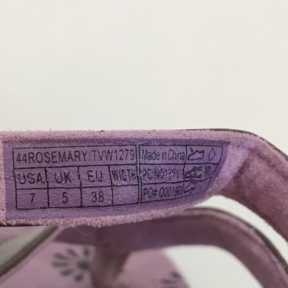 VIONIC Rosemary Orthotic Sandals Purple and Metallic Bronze Women’s Size 7 - Picture 14 of 16